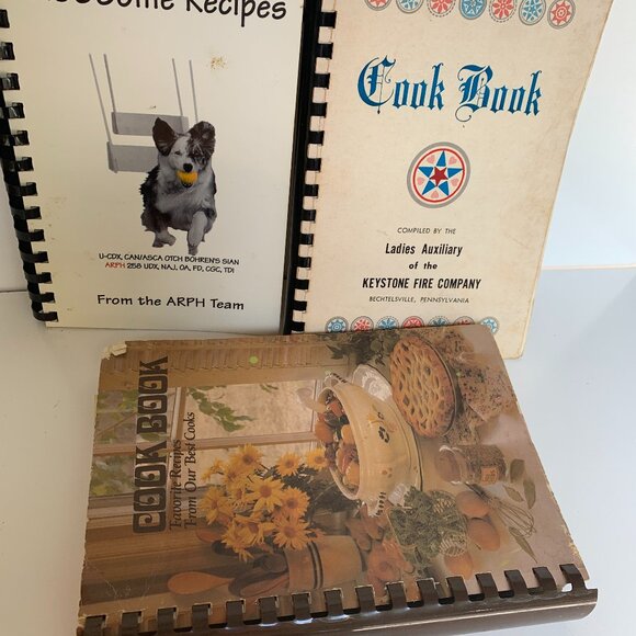 #4228 VINTAGE COMMUNITY COOKBOOKS 3 EA PENNSYLVANIA *READ BELOW*  3 PA - Picture 1 of 6
